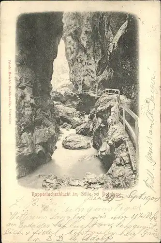 Guetle Dornbirn Vorarlberg Rappenlochschlucht Kat. Dornbirn