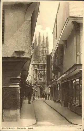 Cantebury Mercery Lane Kat. United Kingdom