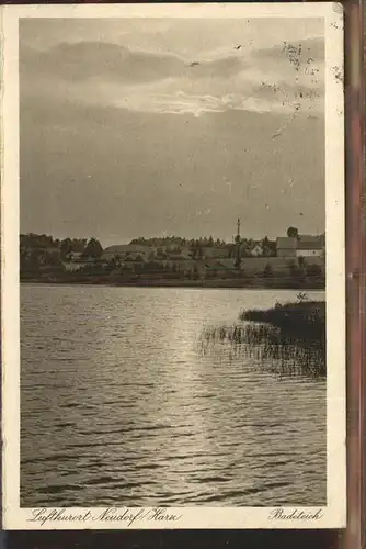 Neudorf Harzgerode Badeteich Panorama /  /