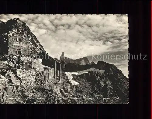 Courmayeur Aosta Stazione Rifugio Torino Schutzhuette Kat. Aosta