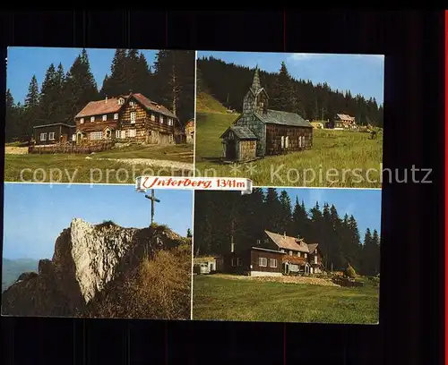 Unterberg Niederoesterreich Schutzhaus Kapelle St. Maria am Gschaid Gipfelkreuz Kat. Oesterreich