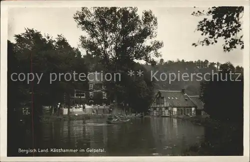 Bergisches Land Kaesshammer Gelpetal Kat. 