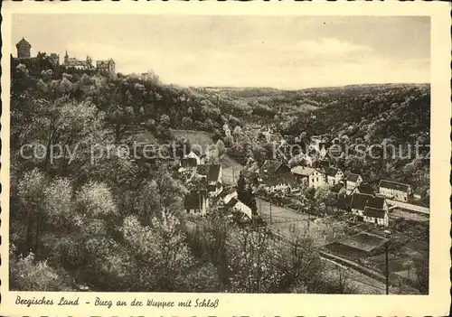 Bergisches Land Burg Wupper Schloss Kat. 