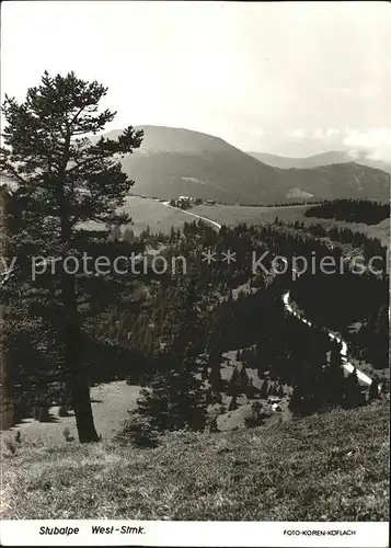 Stubalpe Panorama Kat. Oesterreich