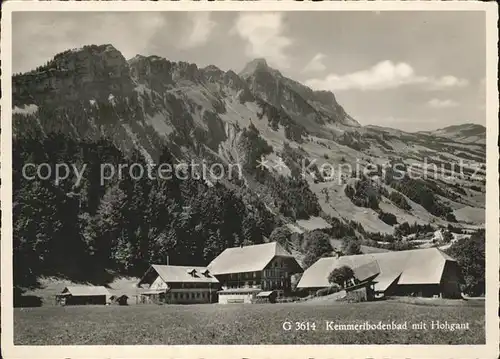 Emmental Region Kemmeribodenbad mit Hohgant Kat. Hasle Burgdorf