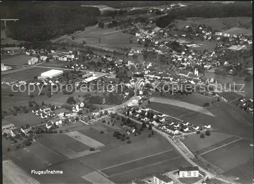 Mellingen AG Fliegeraufnahme Kat. Mellingen