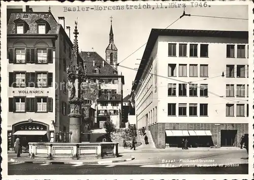 Basel BS Fischmarktbrunnen Kat. Basel