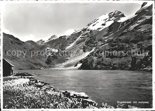 Engstlenalp BE Kurhaus Engstlensee mit Jochpass / Innertkirchen /Bz. Oberhasli