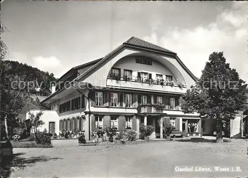 Wasen Emmental BE Gasthof zum Loewen Kat. Wasen