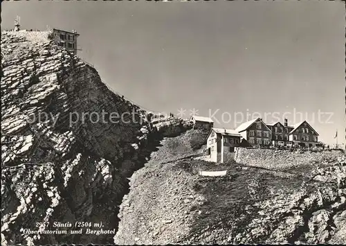 Saentis AR Observatorium und Berghotel Kat. Saentis