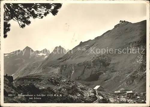 Saentis AR Berggasthaus Schaefler Kat. Saentis