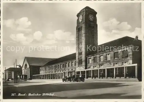 Basel BS Badischer Bahnhof Kat. Basel