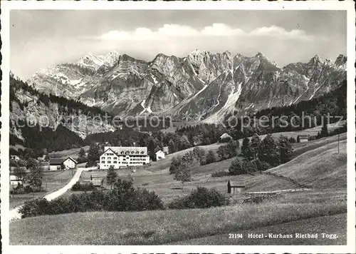 Rietbad Hotel Kurhaus Alpenpanorama Kat. Nesslau