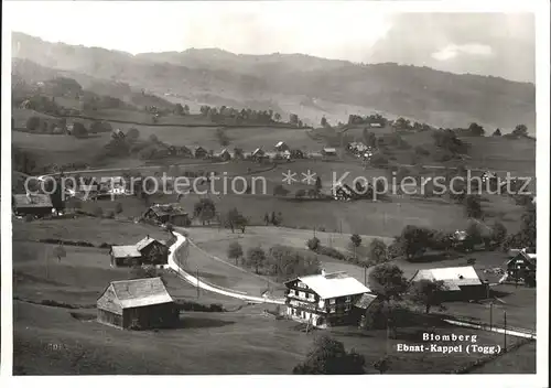 Blomberg Toggenburg Panorama Kat. Ebnat Kappel