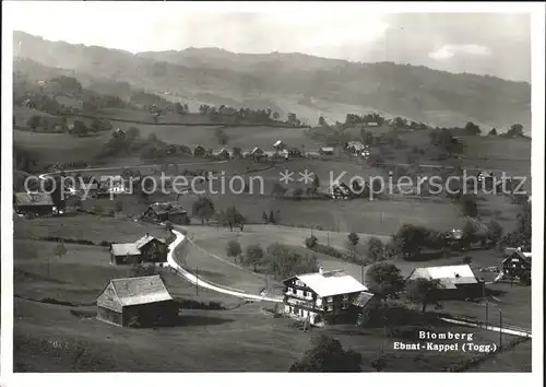 Blomberg Toggenburg Panorama Kat. Ebnat Kappel