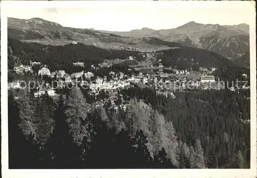 Arosa GR Gesamtansicht Kat. Arosa