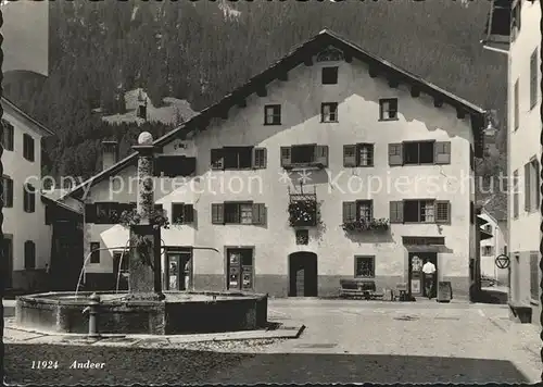 Andeer GR Dorfbrunnen Kat. Andeer