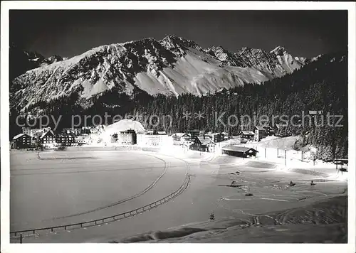 Arosa GR Vollmondnacht am Obersee Kat. Arosa