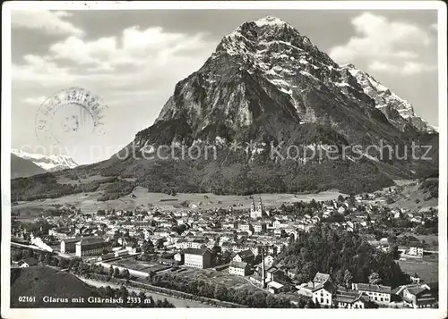 Glarus GL Gesamtansicht mit Glaernisch Kat. Glarus