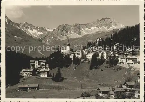 Arosa GR Ortsblick Kat. Arosa