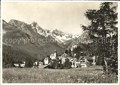 Arosa GR mit Erz und Rothorn Kat. Arosa