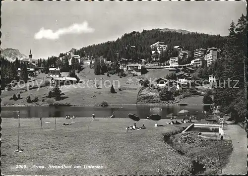 Arosa GR Strandbad am Untersee Kat. Arosa