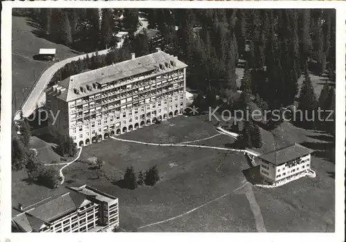 Arosa GR Fliegeraufnahme Zuerch Heilstaette Altein Kat. Arosa