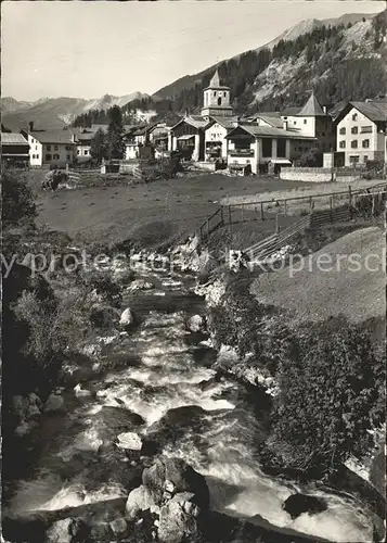 Berguen Bravuogn GR Partie an der Albula Kat. Berguen