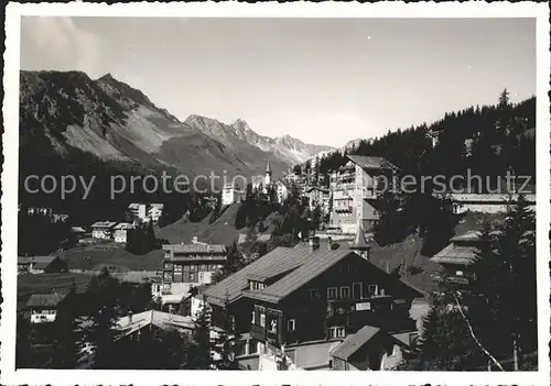 Arosa GR Ortsblick Kat. Arosa