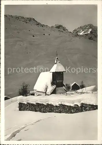 Arosa GR Bergkirchlein Kat. Arosa