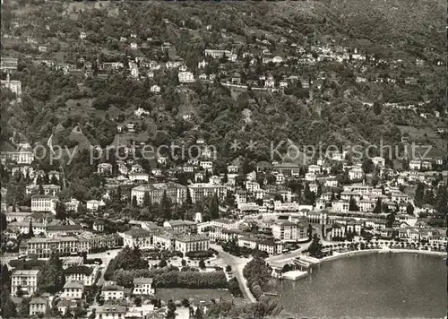 Locarno mit Orselina Fliegeraufnahme / Locarno /Bz. Locarno