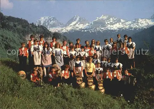 Stein Wildhaus Toggenburger Trachtenkinder Die singenden Steiner Chind Kat. Wildhaus