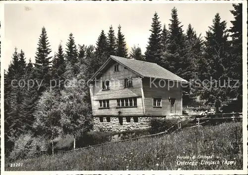 Urnaesch AR Ferien und Skihaus Osteregg Kat. Urnaesch