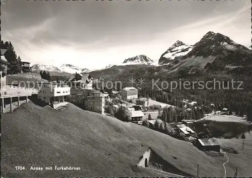 Arosa GR mit Furkahoerner Kat. Arosa