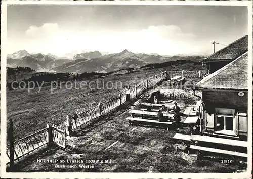 Urnaesch AR Berggasthaus Hochalp Alpenpanorama Kat. Urnaesch