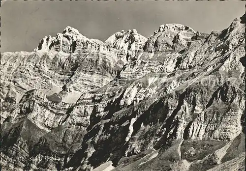 Saentis AR Gipfel Gebirgspanorama Appenzeller Alpen Kat. Saentis