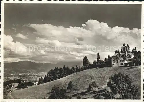 Walzenhausen AR Hotel Rosenberg Blick ins Vorarlberg Kat. Walzenhausen