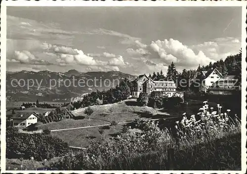 Walzenhausen AR Evangelisches Sozialheim Sonneblick Alpenpanorama Kat. Walzenhausen