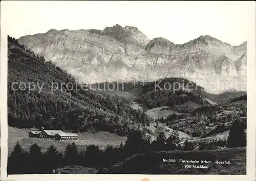 Urnaesch AR Ferienheim Arbon Rossfall Alpenpanorama Kat. Urnaesch