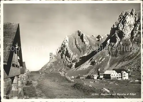 Meglisalp Altmann Saentis mit Marwies und Boetzel Kat. Altmann