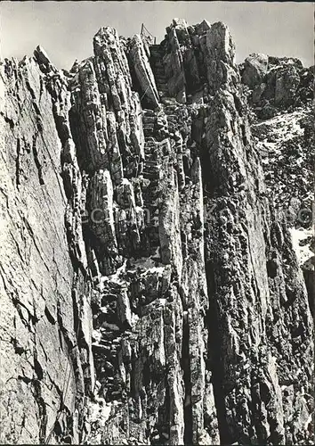 Saentis AR Felsentreppe am Lysengrat Rotsteinpass Altmann Kat. Saentis