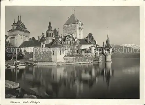 Thunersee Schloss Oberhofen Kat. Thun