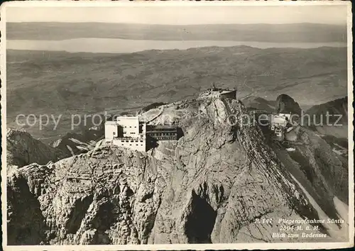 Saentis AR Fliegeraufnahme Bodensee Kat. Saentis