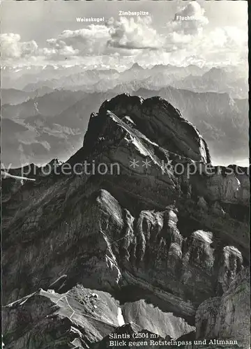 Saentis AR Rotsteinpass Altmann Kat. Saentis