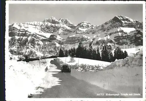 Saentis AR Kraezernpass Strasse Kat. Saentis