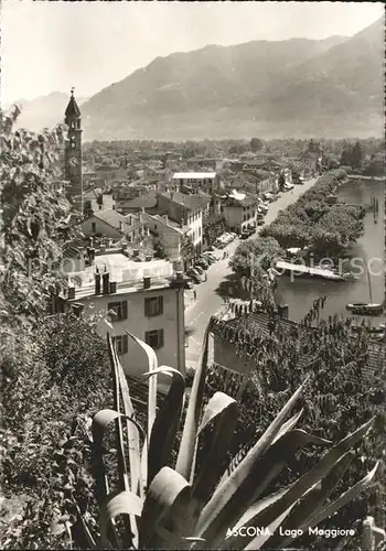 Ascona TI Ortsblick Lago Maggiore / Ascona /Bz. Locarno