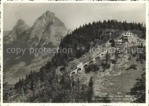 Stoos SZ Drahtseilbahn Schwyz Stoos Mythen Kat. Stoos