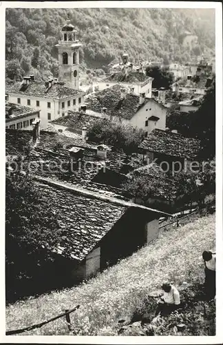 Tessin Ticino Teilansicht mit Kirche / Lugano /Bz. Lugano City