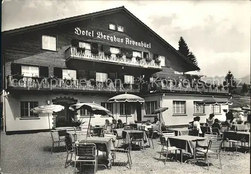 Amden SG Hotel Berghus Arvenbueel Terrasse Kat. Amden