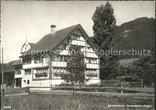 Spreitenbach Brunnadern Gasthaus Loewen / Brunnadern /Bz. Toggenburg